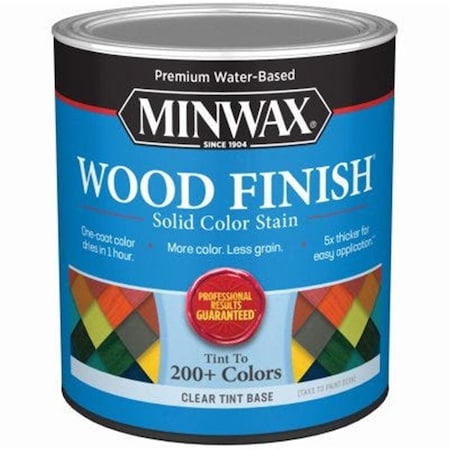 Minwax 1 qt. Water-Based Wood Finish Stain, Solid MI572376